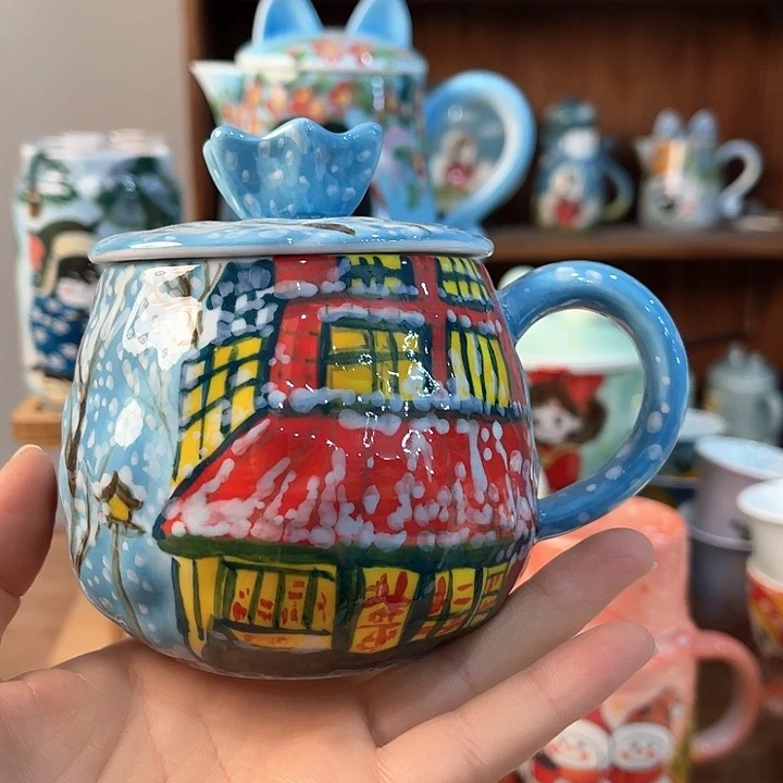 陶景德镇釉下手绘陶瓷