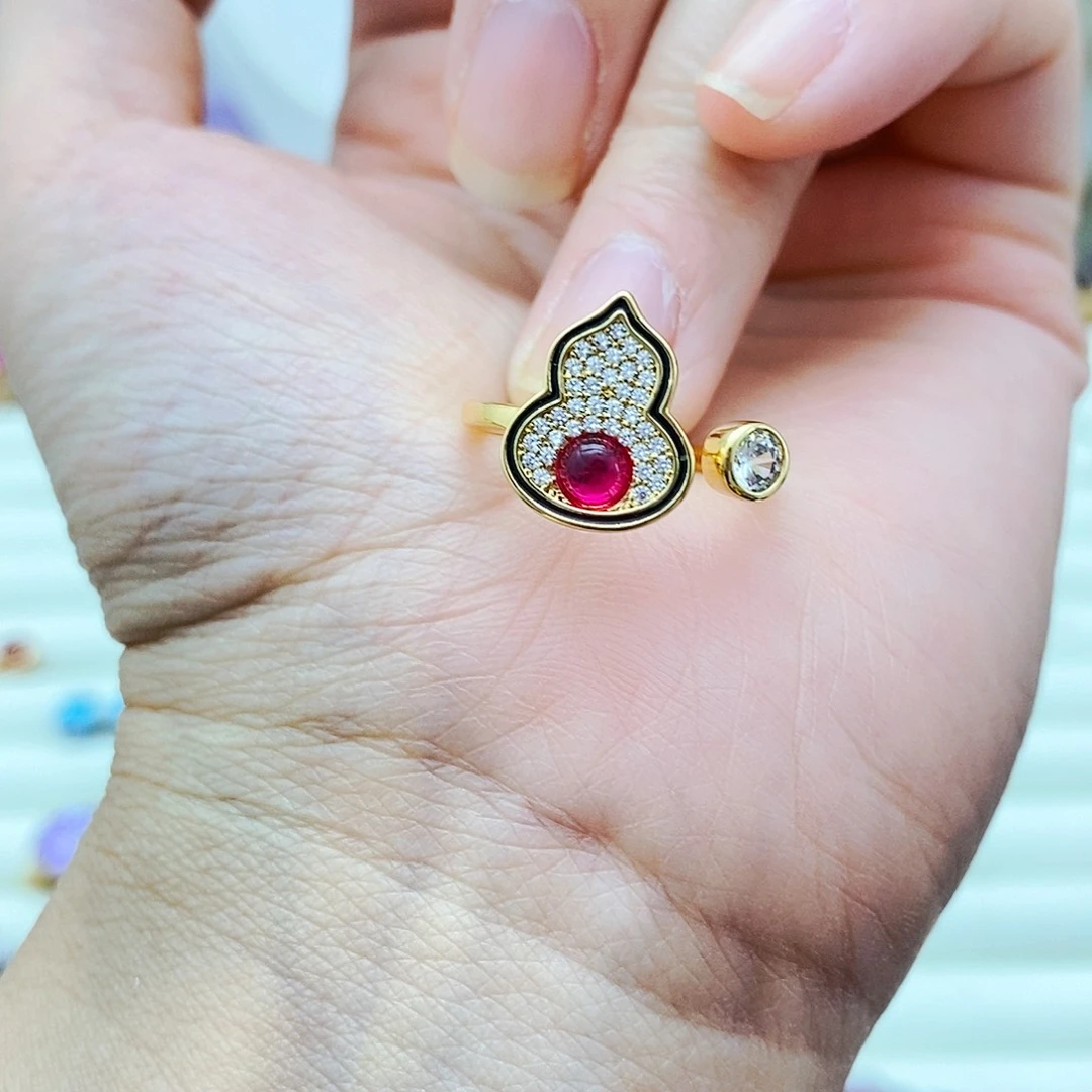 未镶嵌戒指红宝石