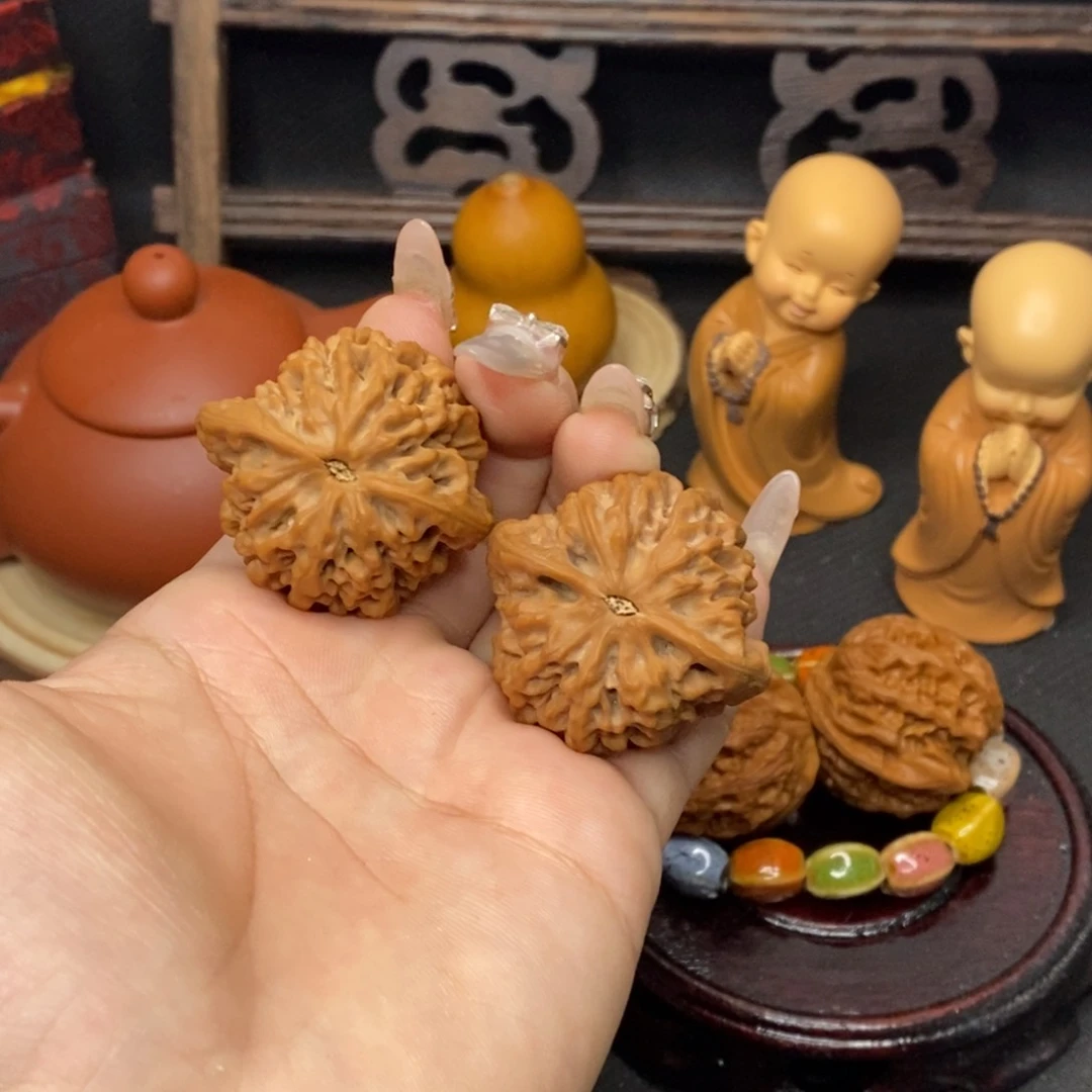 文玩核桃吊坠浊***心38全品对歪秦闷