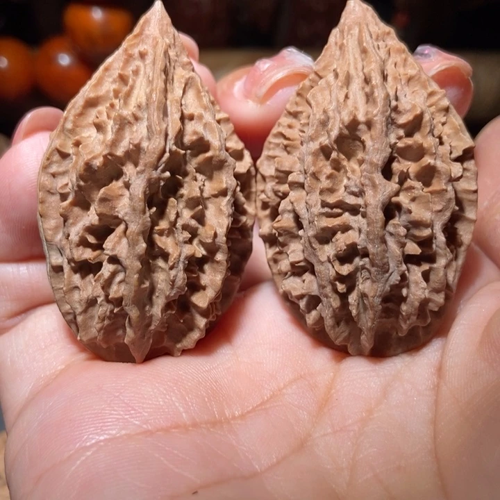 把件文玩核桃东北楸子小雪10