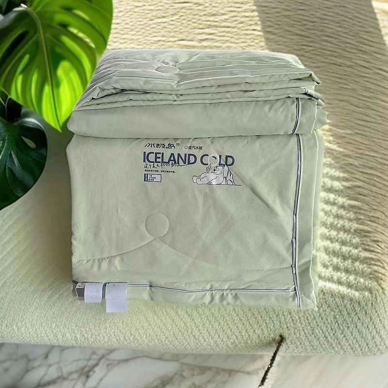 （五）夏季薄款印花凉感可机水洗空调被适用于学生宿舍