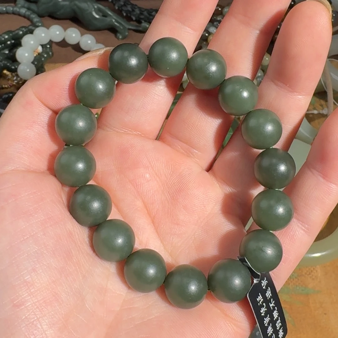 和田玉手串未镶嵌