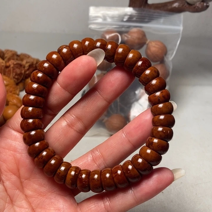 橄榄核手串/手链紫金鼠金饭碗13