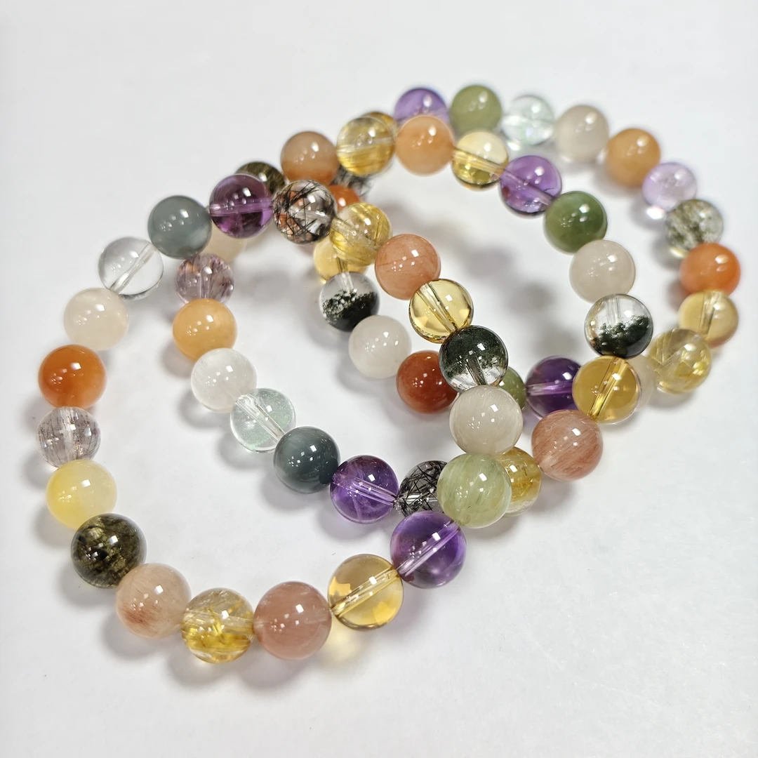 【书记甄选】天然原创水晶单圈手链 多样性发一件 约9mm 8176BR