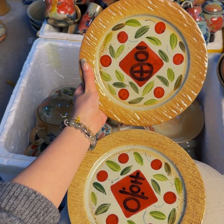 瓷片景德镇陶瓷手工手绘