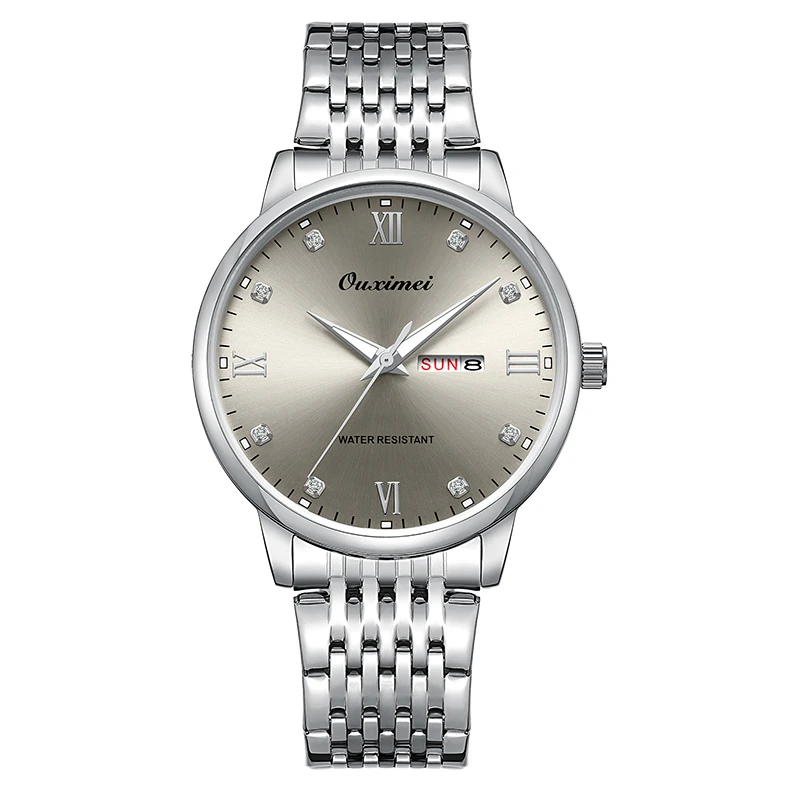 【16】欧西美新款男士铂爵灰系列个性防水男款腕表-夏