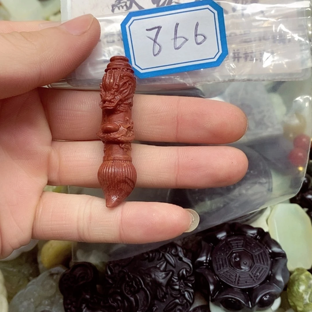 蛇纹石玉未镶嵌颈饰火**@866