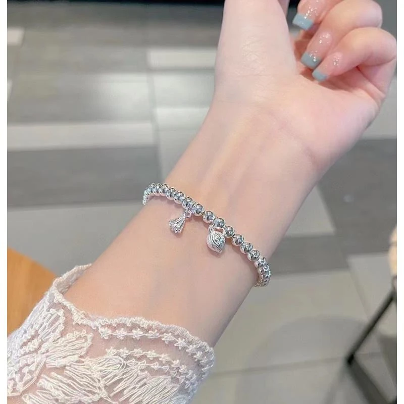 R珠珠两世欢手链 珠珠手链 女简约百搭手工光珠