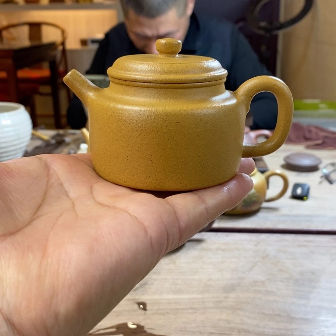 美***活紫砂茶壶全手工黄金段德钟