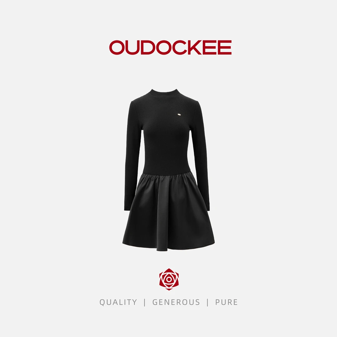 OUDOCKEE 鸥鸥 【魔法裙】法式气质收腰轻奢连衣裙 L2503X556T