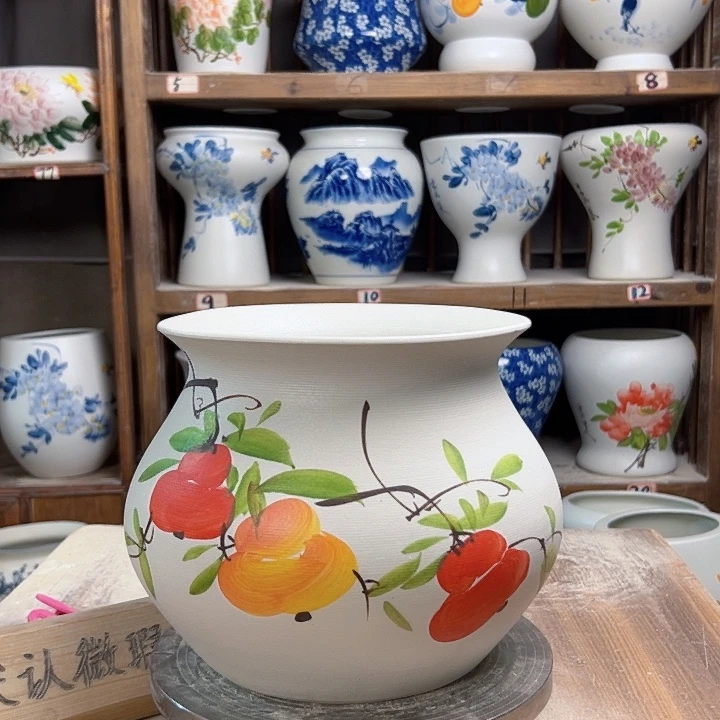 陶钱袋子四子新款陶瓷新款陶瓷