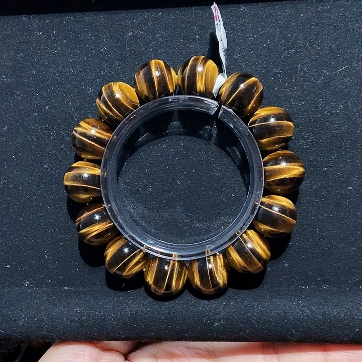 s***2木变石（虎睛石）未镶嵌手串