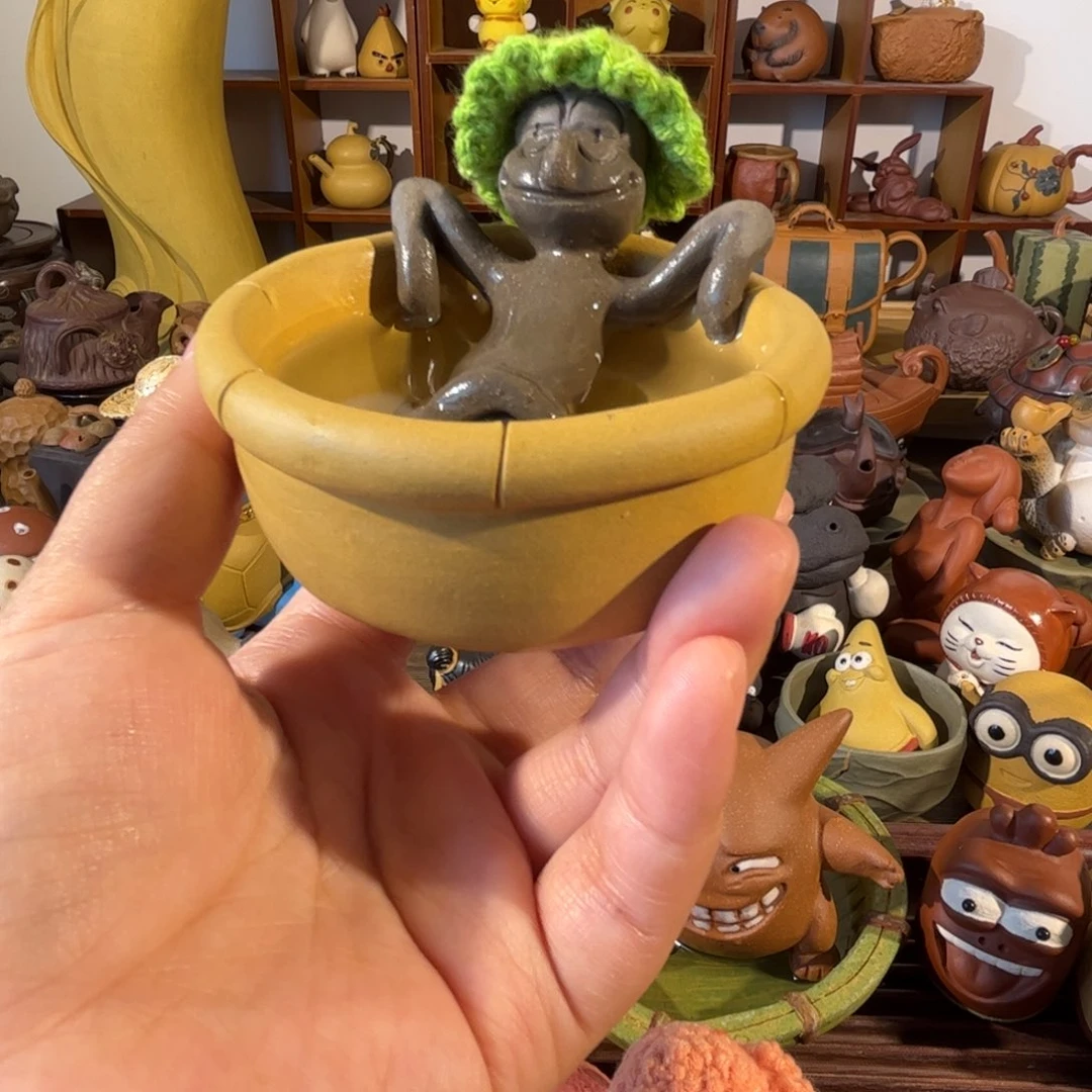 紫砂茶壶今***虎纯手工制作过程非常重要