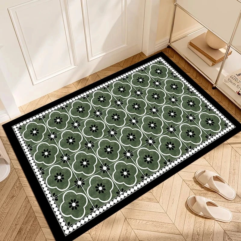 A006【50*80cm】硅藻泥入户门垫喜庆玄关厨房浴室防滑免洗地毯地垫