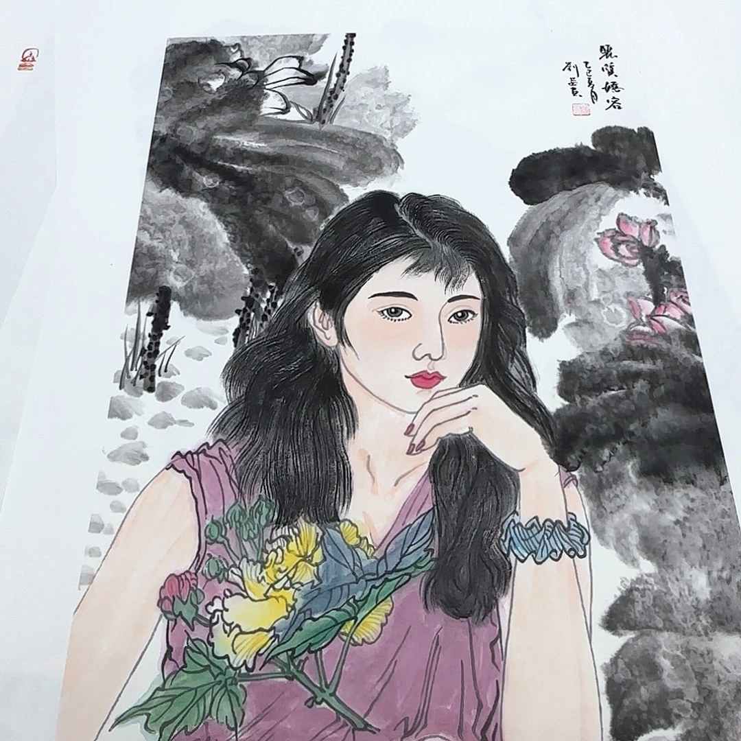 杨***胜国画国画作品多次