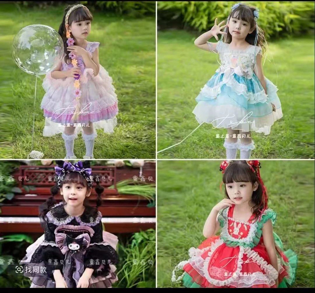 9女童半身裙女夏季少女风女童连衣裙礼服宝宝裙子