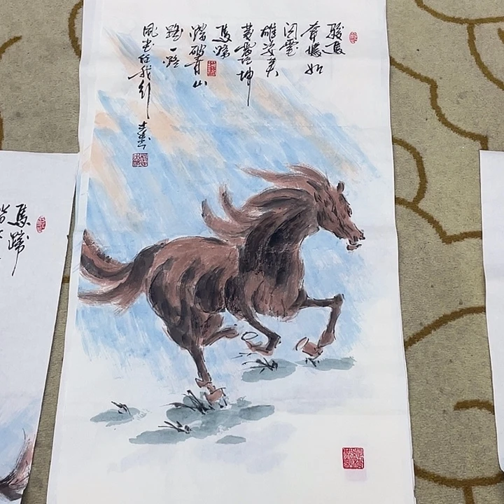 国画杨志杰三尺花鸟艺
