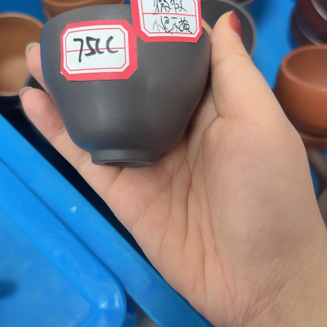 紫砂茶壶黄龙山原矿天青