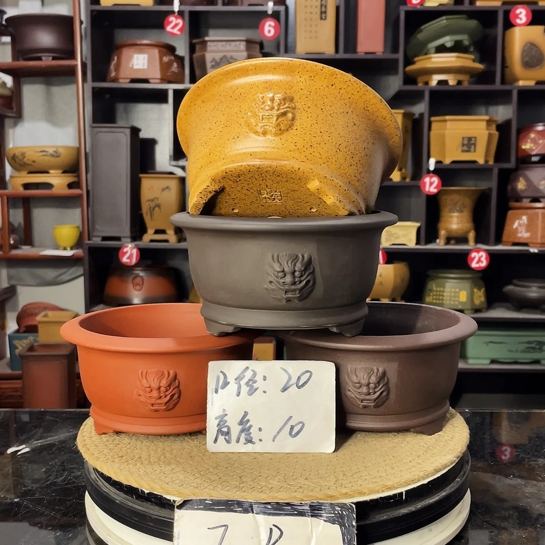 D-盆尚好紫砂花盆