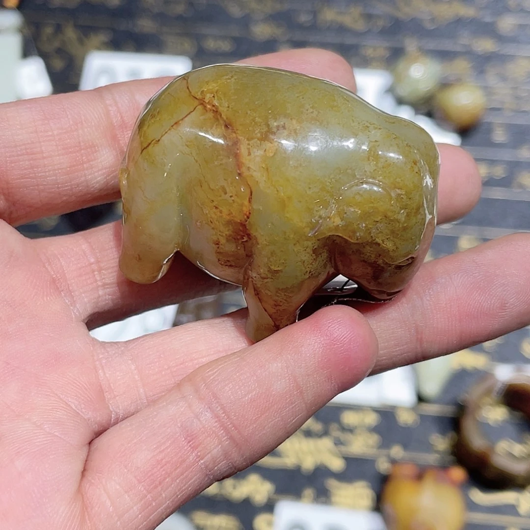 和田玉吊坠未镶嵌嗚***阿