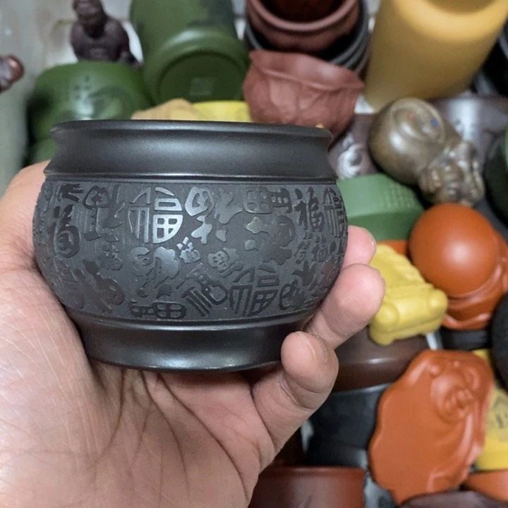 茶杯紫砂瑕疵不退不换