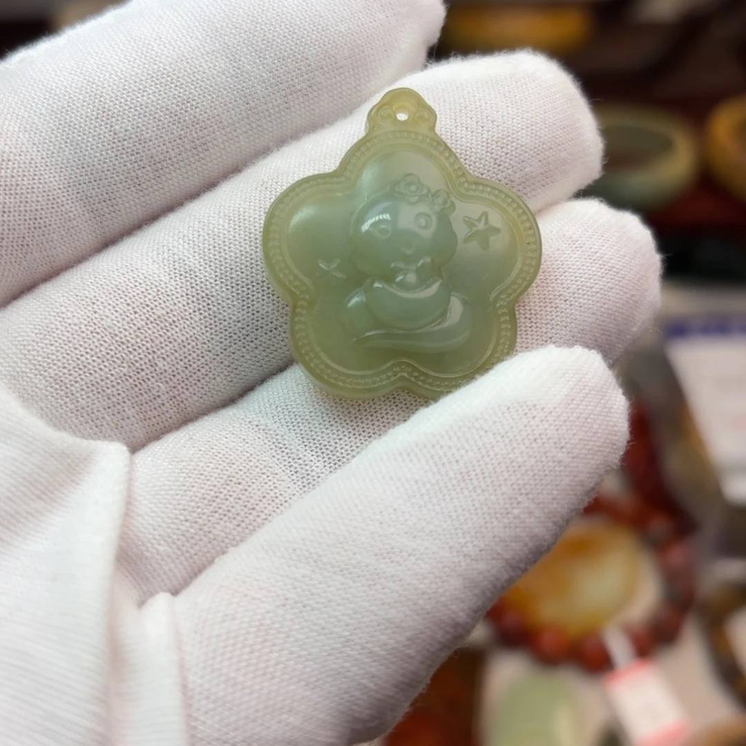 和田玉颈饰未镶嵌