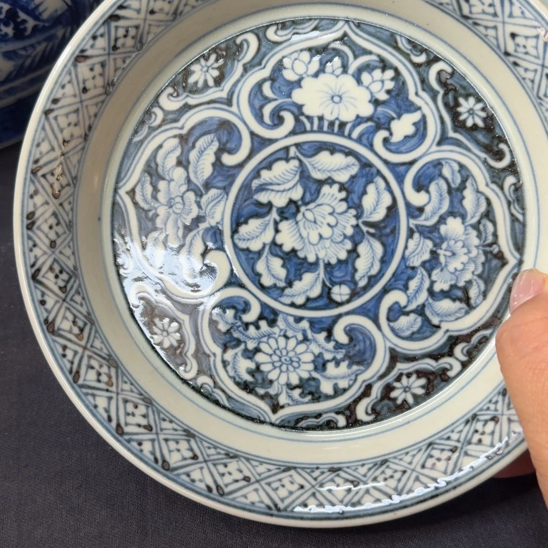 景德镇陶瓷手绘柴窑壶承