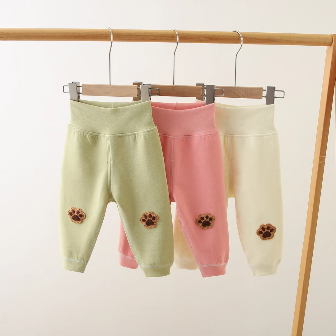 haquhou/哈趣猴婴幼儿宝宝两用裆高腰春秋外穿贴身休闲裤A类长裤