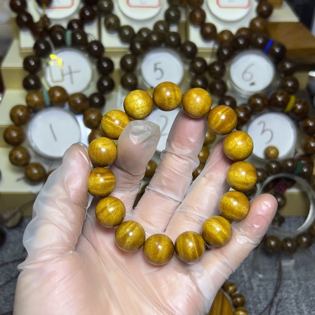 金丝楠手串/手链金丝楠木1.5