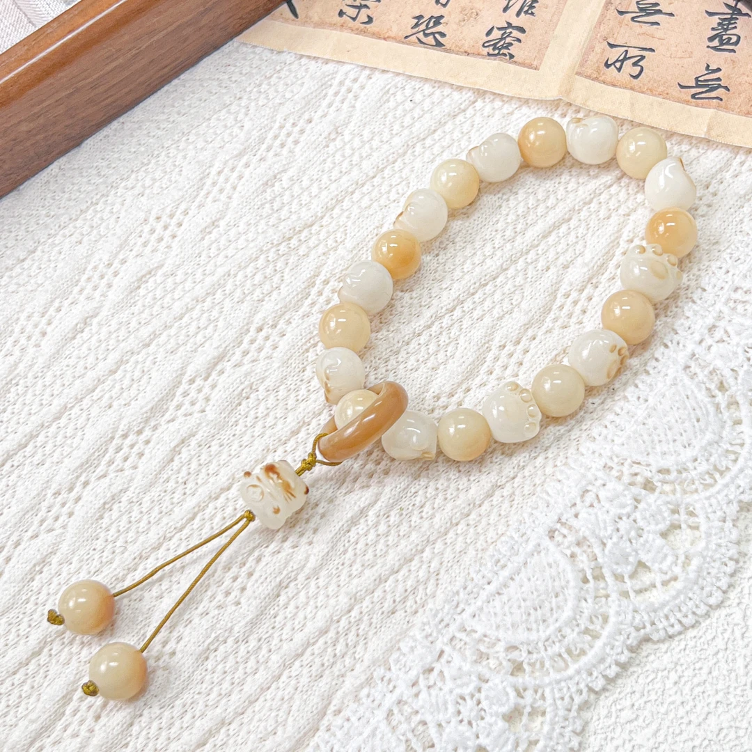 正品猫爪菩提根盘玩手串学生绕指柔手持12mm    S-C208155