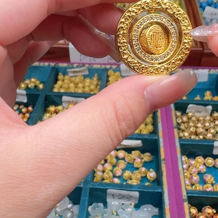圆珠扣压襟盘扣铜扣