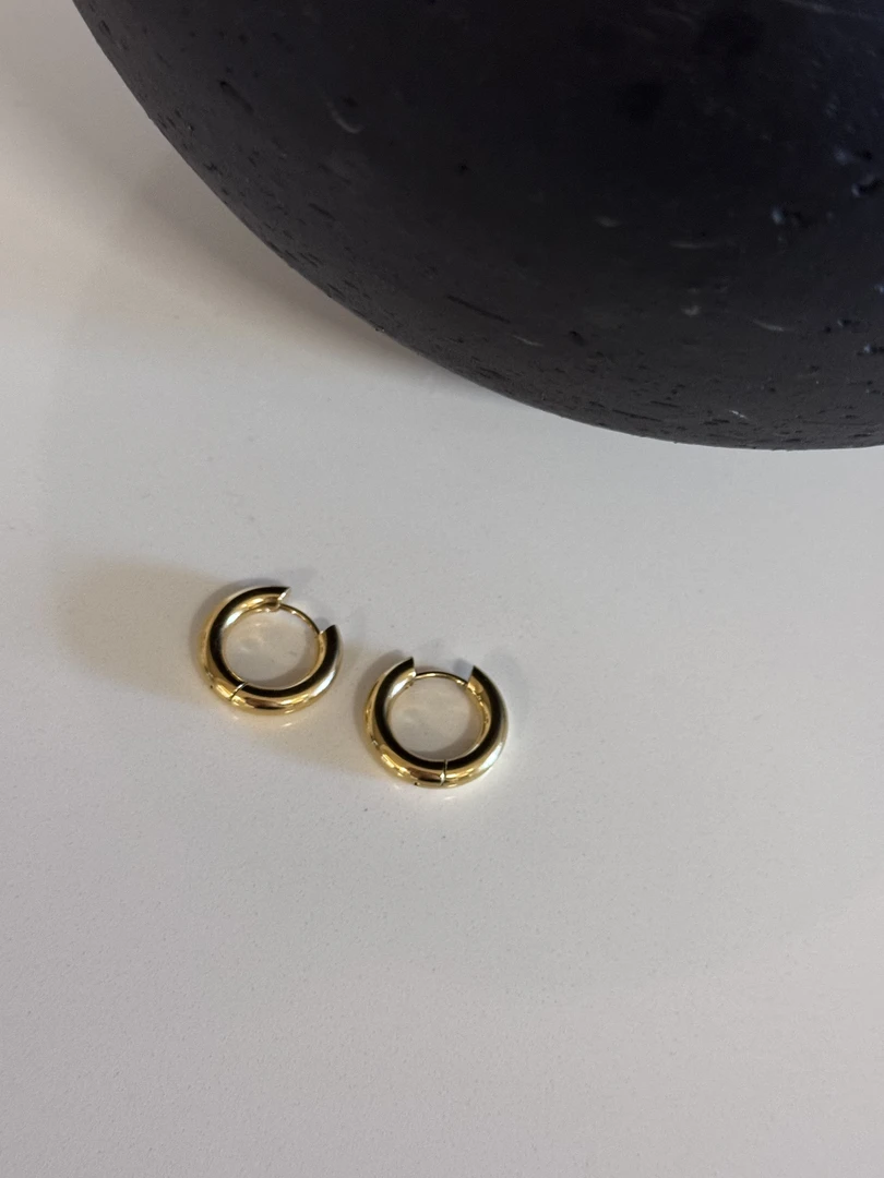 钛钢无非金属耳饰 ［IAMMEIYA］-极简耳环0945