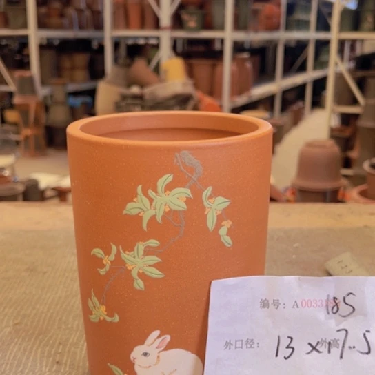 紫砂花盆紫紫砂盆