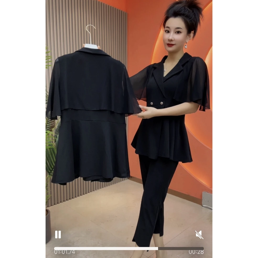 3085时尚分体套装（上衣+裤子）