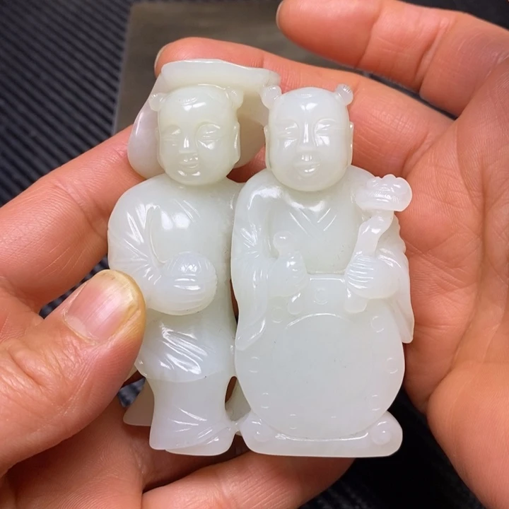 和田玉挂件未镶嵌M*