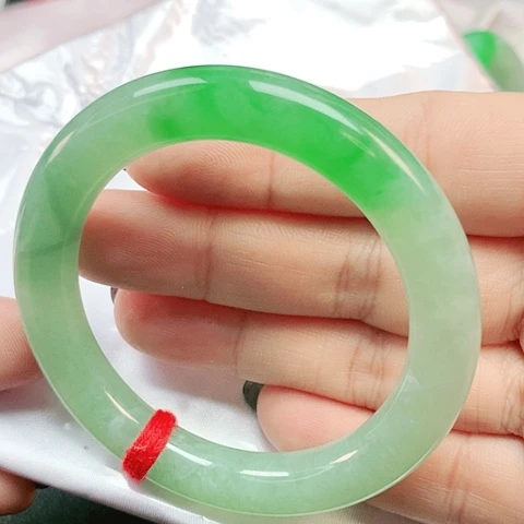 未镶嵌手镯翡翠圆条2877