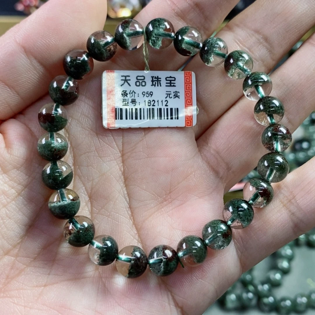 水晶手串未镶嵌绿幽灵182112