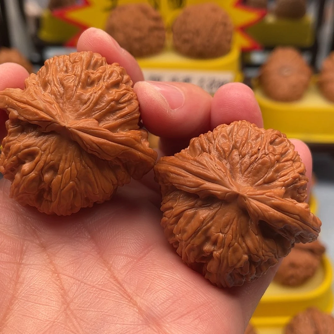 吊坠文玩核桃白狮子42