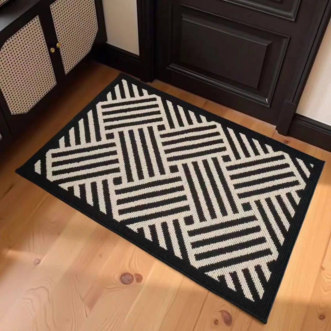 【丙纶】黑条纹入户厨房防滑刮泥除尘地垫