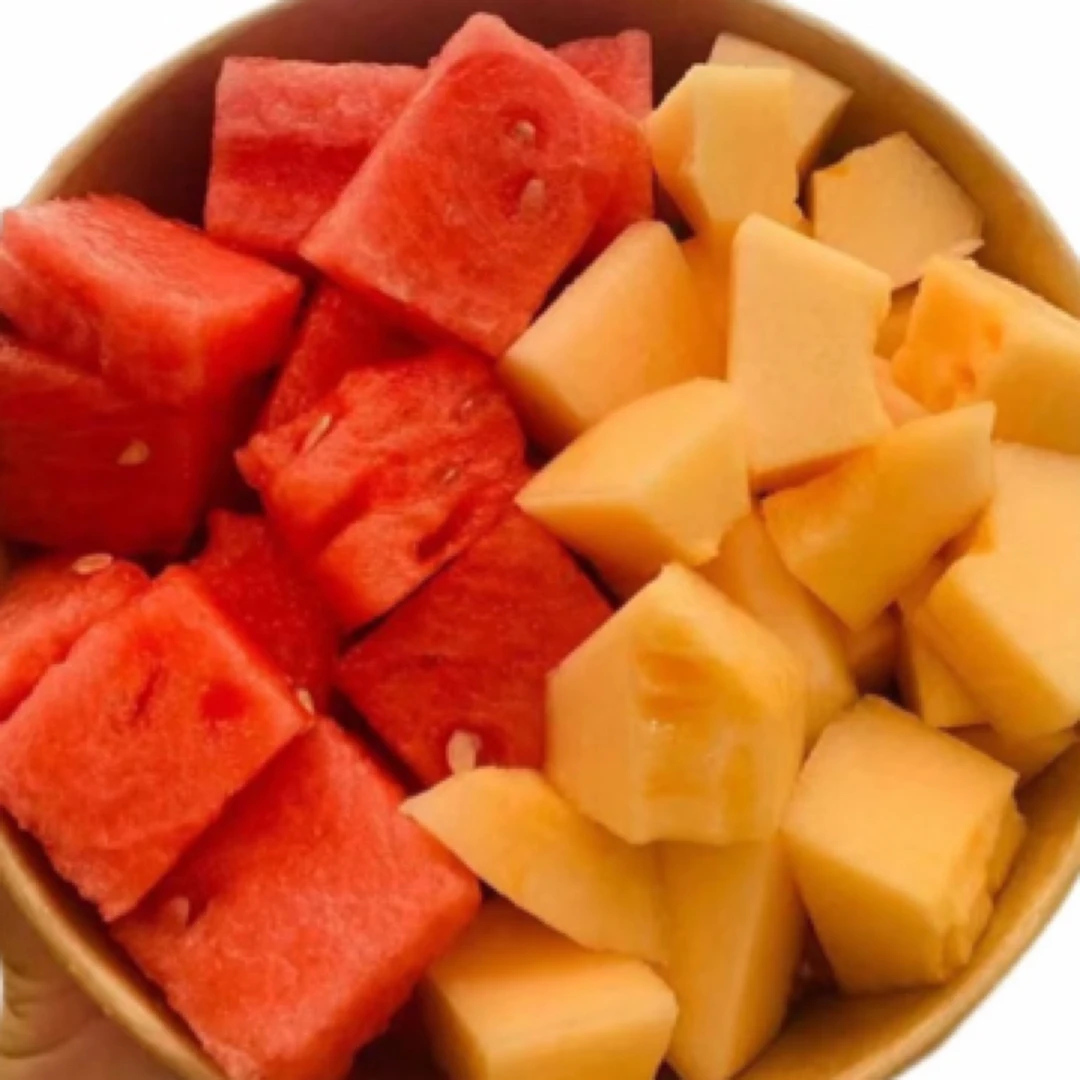果切【精选双拼鲜果切】西瓜哈蜜瓜500克