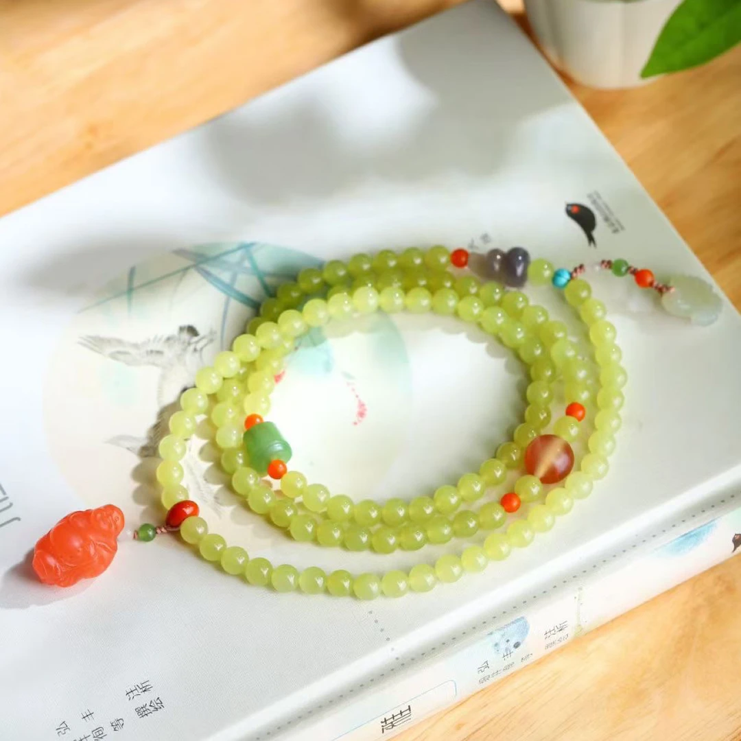 黄玉6mm多圈手串