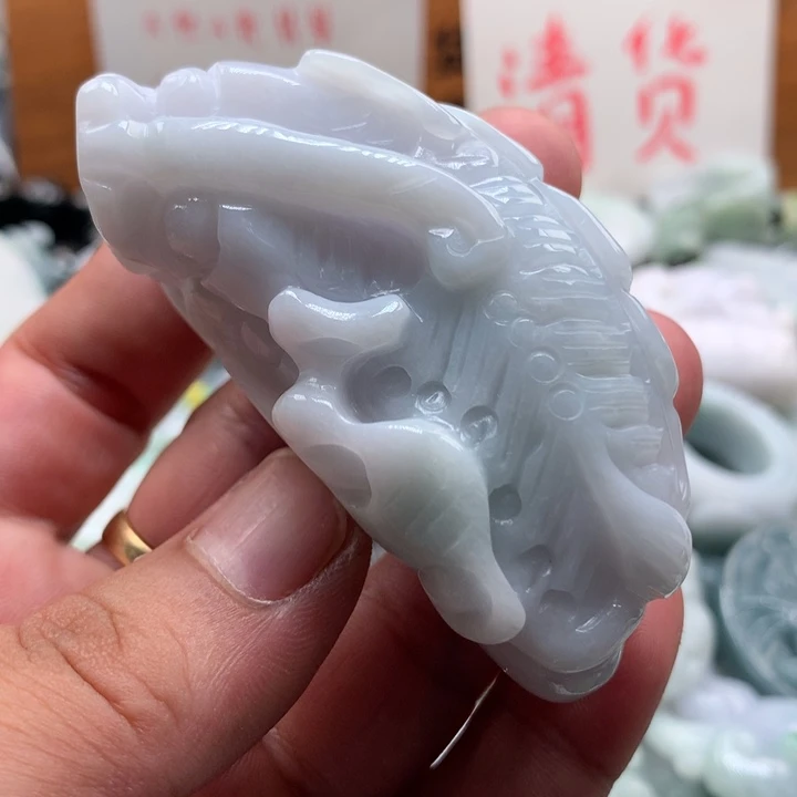 翡翠未镶嵌颈饰保真天然a货翡翠