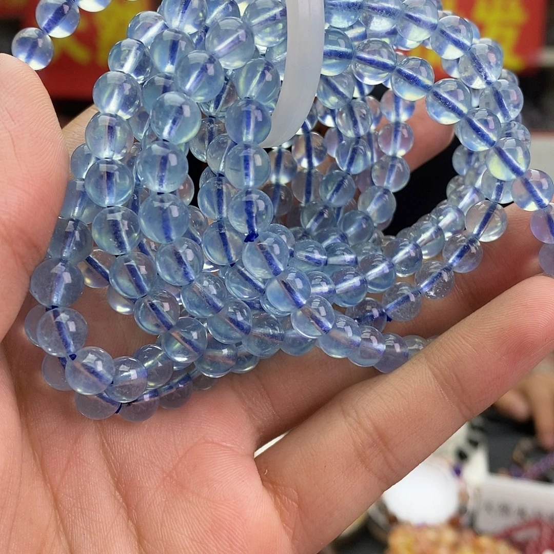 水晶手链未镶嵌多样性发一