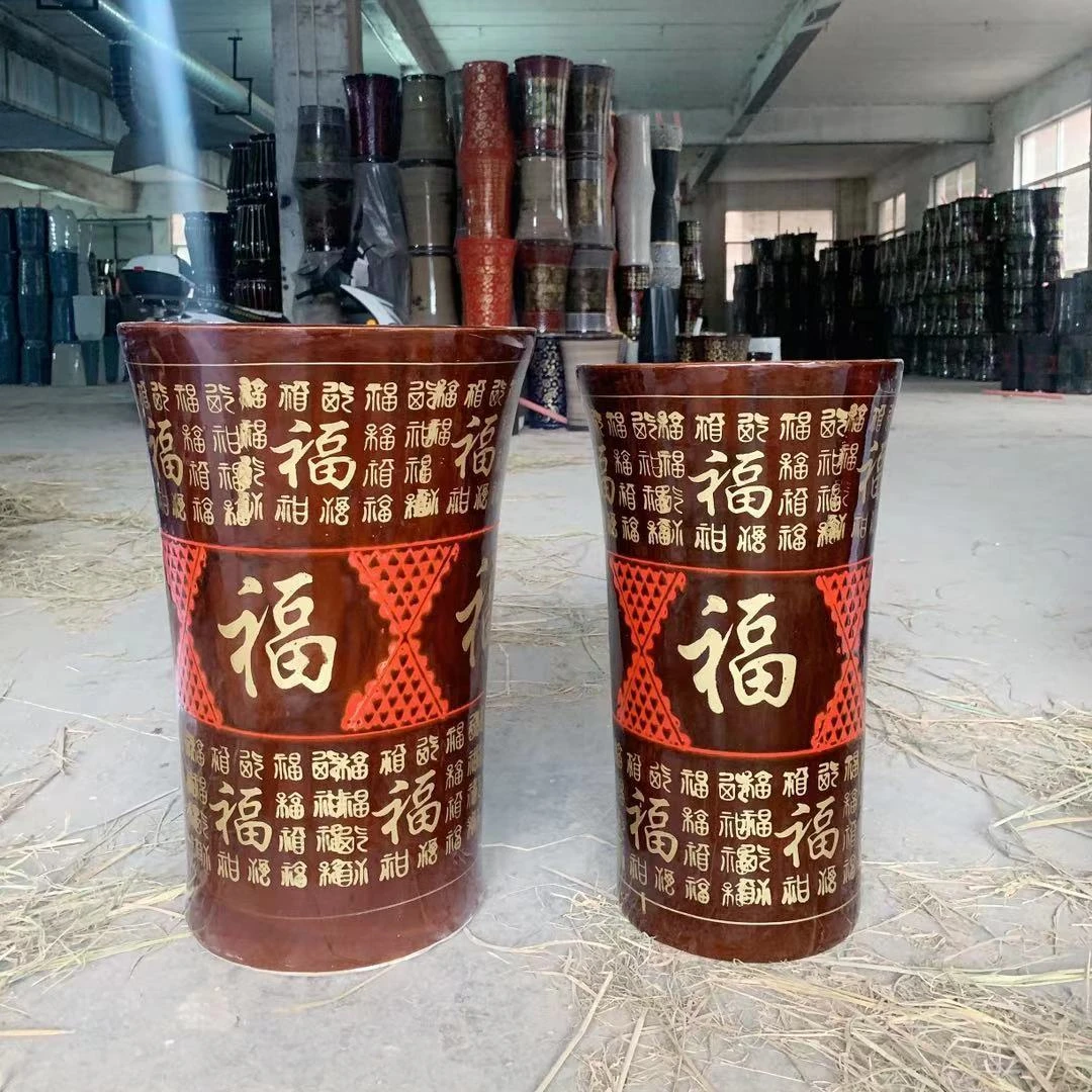 特大号陶瓷花盆客厅阳台现代简约天堂鸟落地高筒种绿植发财树包邮
