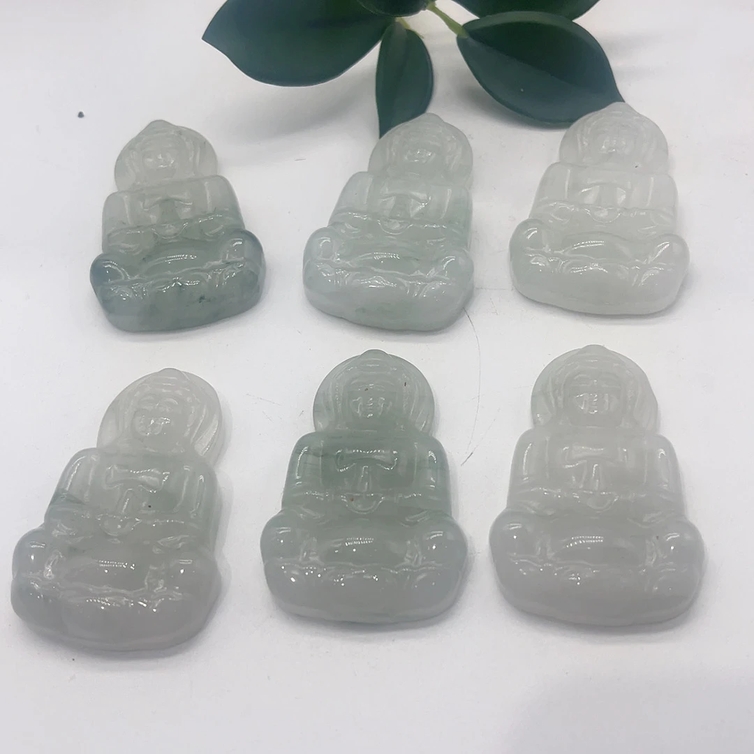 金丝玉天山翠观音吊坠（拍一发一多样性发货）