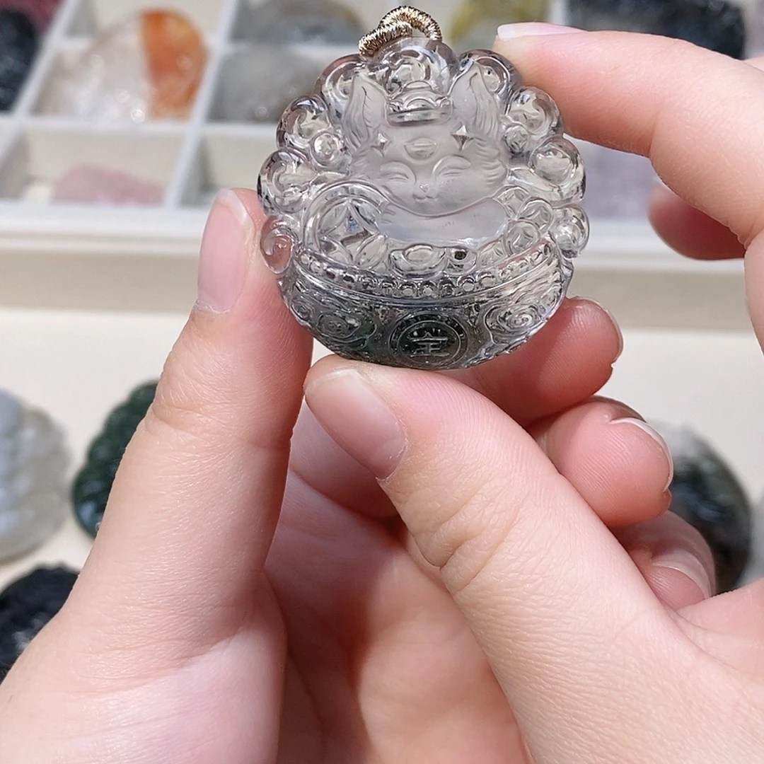 未镶嵌颈饰水晶绿幽灵