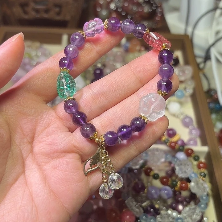 水晶手链未镶嵌金薇薇