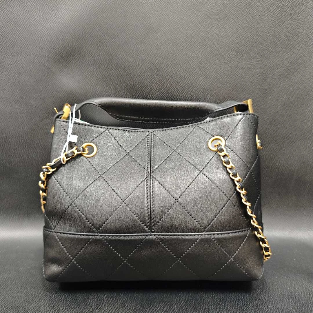 SMVP 高定奢品 时尚潮流打造真皮女士包 10981 黑色小号25cm