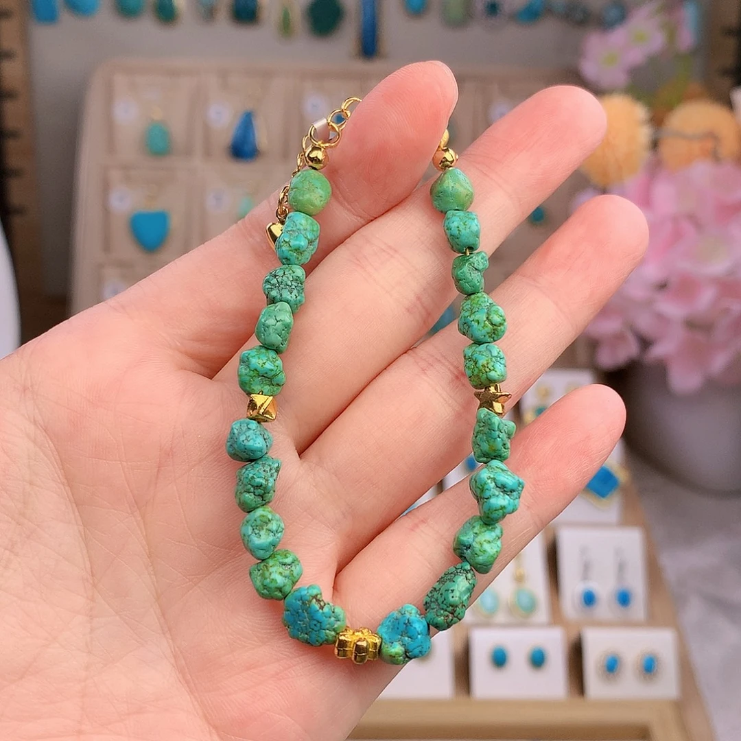 未镶嵌绿松石手链