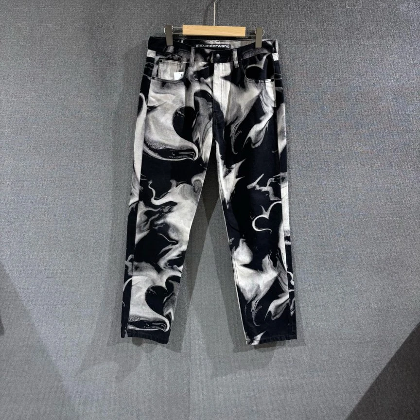 未使用 ALEXANDER WANG （pm）扎染牛仔裤 33码/8346